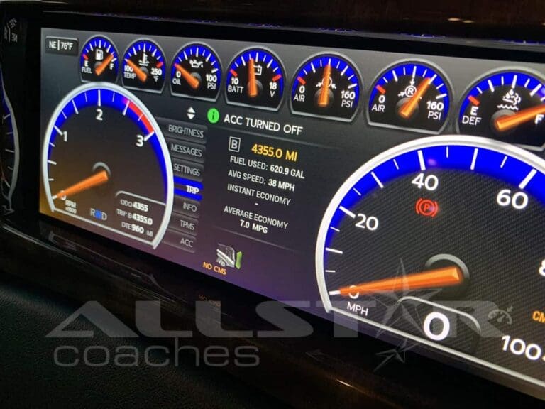 RV Rental: Newmar Dutch Star - Control Panel