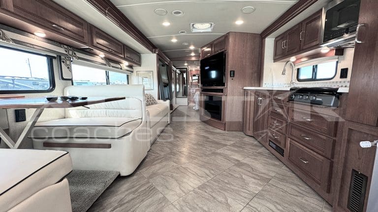 RV Rental: 41' Winnebago Forza - Interior common area 1